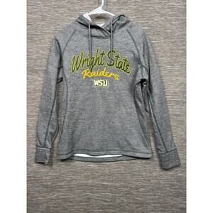 Wright State Raiders Sweatshirt Womens Medium Gray NCAA Basketball Colosseum